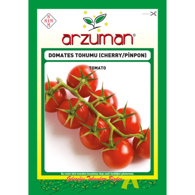 CHERRY/PİNPON Domates Tohumu 300 Adet Arzuman