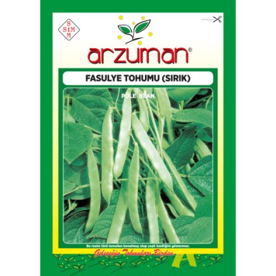 Sırık Fasulye Tohumu 50 GR Arzuman