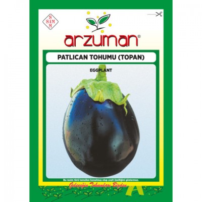 Topan ( Topak ) Patlıcan Tohumu 10 GR Arzuman