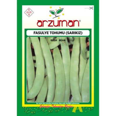 FASULYE TOHUMU (KEVSER-SARIKIZ) TİPİ 50 GR Arzuman